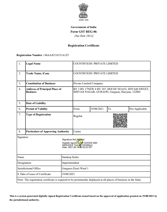GST Registration